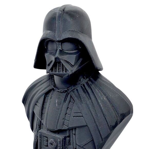 Star Wars 3D Printed Darth Vader Luke Skywalker Yoda Bust Set Headphone Stand - Picture 8 of 11